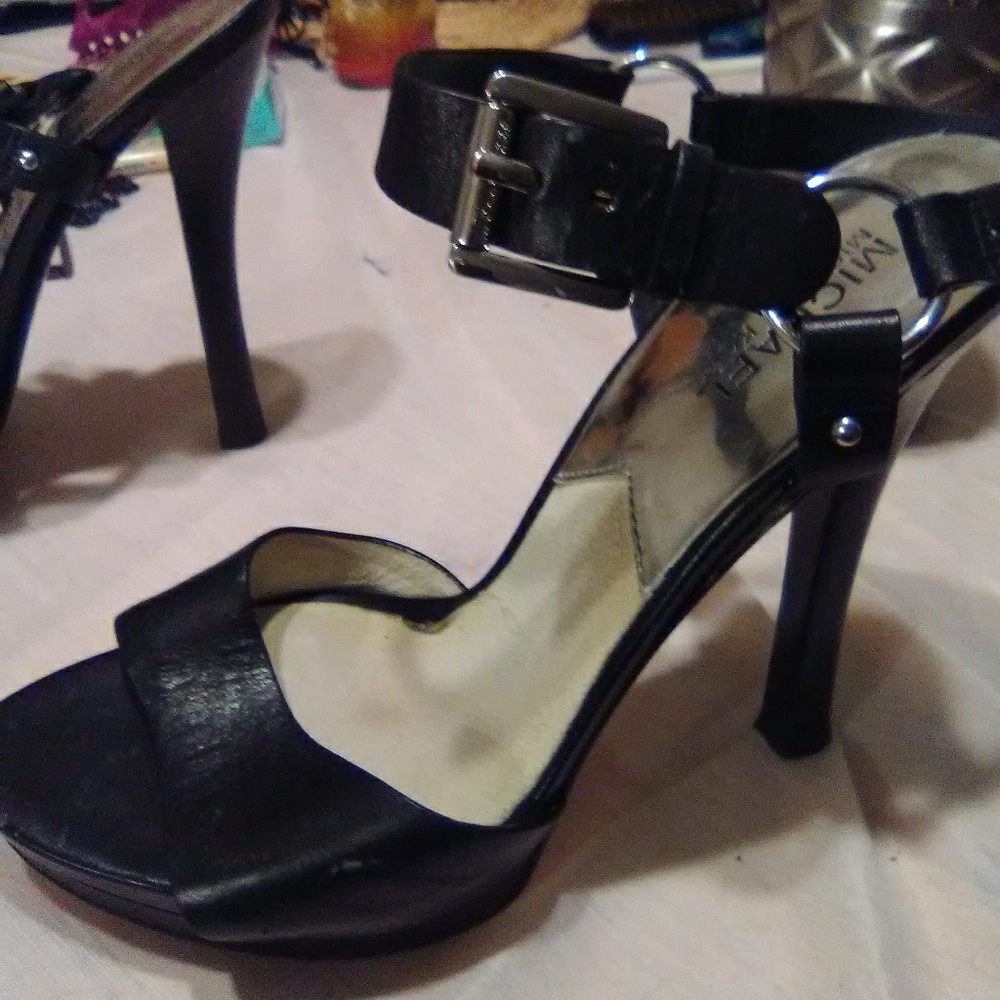 Michael Kors Black Platforms